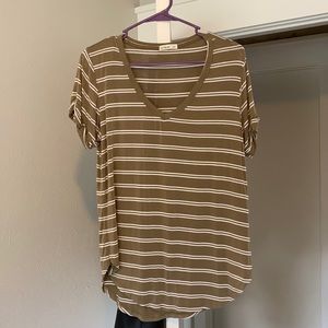 cotton on lightweight striped top